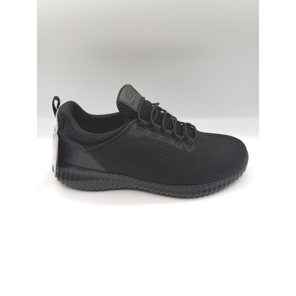Skechers Cessnock Work Shoes, Men's 8.5 WIDE FIT, Black, Slip Resistant, NIB